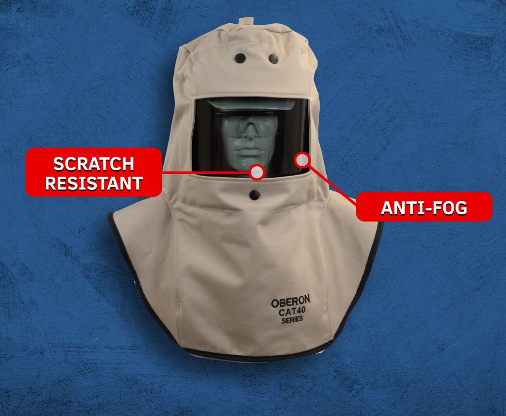 40 Cal CAT™ Arc Flash Hood with Hard Cap