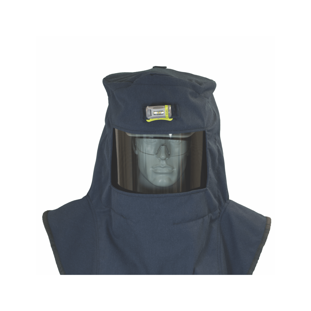 40 Cal LAN™ Arc Flash Hood with Light and Ventilation System